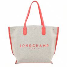 Longchamp Tote vải lớn cần thiết - Màu be - Xem 1