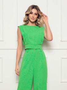 Women Suit Sets - màu xanh lá - Xem 4
