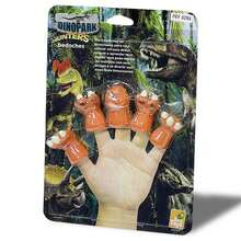 Fantoche De Dedo Dedoche Dinossauro Tiranossauro Rex - Bee Toys - Laranja - Visão 2