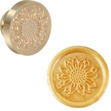 CYFUN DESIGN 1PC Feather/Wolf/Hummingbird/Moon/Fireworks/Swallow Wax Seal Brass Stamp Head NO Wooden Handle Vintage Brass Removable Seal Stamp For Wedding Party Invitations Envelopes Cards Gift Packing - Gold - View 37