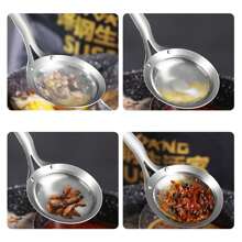 Thép không gỉ Lưới Máy Tách dầu Rau Còn lại Dầu Lưới Đồ lọc Bộ lọc Súp Nồi Nhỏ bé Đồ lọc Dụng cụ bép - Nhiều màu - Xem 7