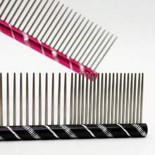 19cm Long Steel Pet Comb, Grooming Tool For Teddy & Long Haired Medium Dogs - Multicolor - View 5