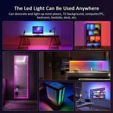 1m-30m-LED Strip Light, Synchronized With Music, With Timer Setting, 24 Keys Remote Control And APP Control, With DIY Mode, Brightness Adjustable, Easy To Install, Suitable For Bedroom, Living Room, Kitchen, Bar, Corridor, Party Decoration - Remote Control Infrared 24RGB - View 4