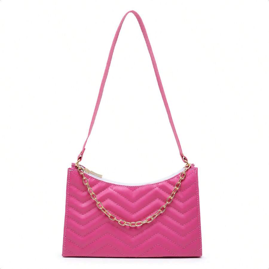 Women Tote Bags - 玫紅色 - 查看 1