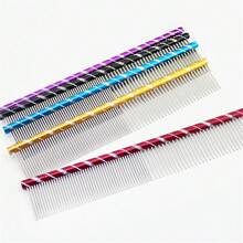 19cm Long Steel Pet Comb, Grooming Tool For Teddy & Long Haired Medium Dogs - Multicolor - View 12