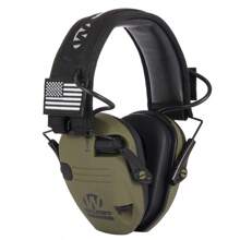 Tactical Electronic Shooting Ear Muff, Noise Reduction Headset, Sound Amplification Hearing Protector, Foldable, For Shooting, Music Listening, Noise Reduction - Army Green - View 7