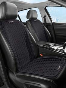 1入組汽車坐墊，通用四季半包圍座椅套，蜂窩凝膠材質可吸汗透氣，簡約座墊套 - 橘色 - 查看 6