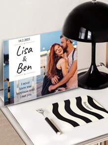 1 szt Niestandardowy Obraz Tabliczka , Spersonalizowany Para Zdjęcie Tabliczka , Niestandardowy Para Zdjęcie Prezent , Spersonalizowany Dom Dekoracje Z I Zdjęcie , Spersonalizowany Akrylowy Tabliczka , Niestandardowy Zdjęcie Tabliczka , Spersonalizowany Ramki na zdjęcia , Spersonalizowany Para Akrylowy Tabliczka , Ślub Prezent , Prezent na rocznicę , Parapetówka Prezenty , Prezent Dla Mąż , Prezent Dla niej