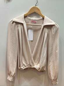 Women Blouses - Màu be - Xem 1