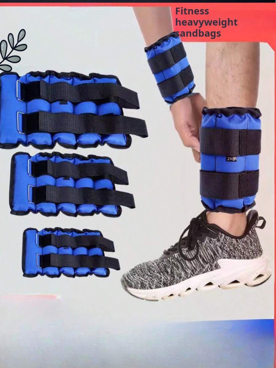 2 quần bó cát, dụng cụ chịu lực, bài tập chạy, bao cát có thể điều chỉnh trọng lượng (Bao bì bên ngoài của sản phẩm được giao ngẫu nhiên) - Màu xanh lam - Xem 1