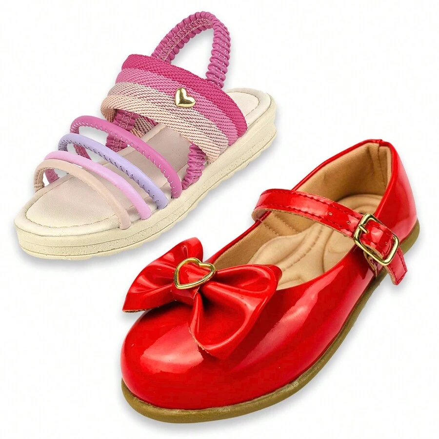 Kids Flats - 紅色 - 查看 1