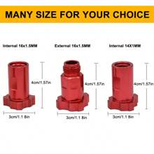 Spray Gun Cup Adapter Paint Spray Gun Connector For Spray Gun Disposable Measuring Cup (Red) - Red - View 2