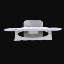 1pc Self Adhesive Wall Mount Toothbrush Holder, Toothbrush Dispenser For Family Bathroom Use - White - View 4