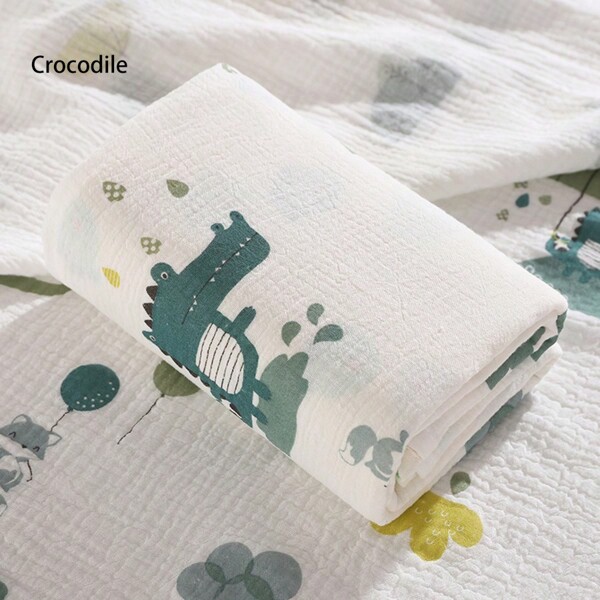 1 Pc Baby Swaddle Towel, Bath Towel, Crepe Fabric, Soft And Skin Friendly Love Valentine