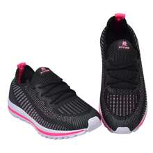 Women's Sports Tennis Walking Running Gym - Black - View 2