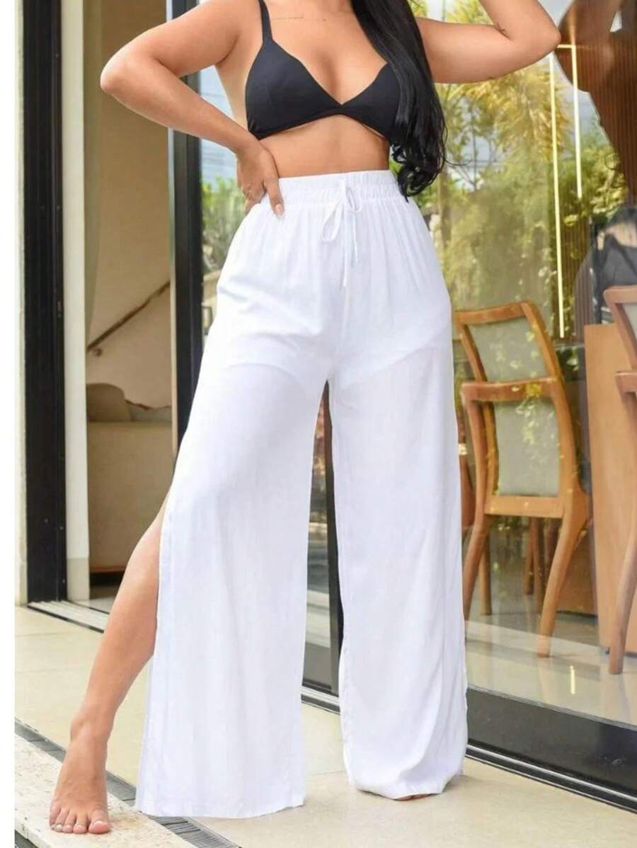 Women Pants - Blanco y Negro - Ver 1