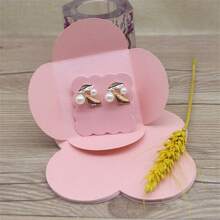 20 Piezas Cajas De Empaque De Regalo De Joyería De Color Sólido Simple Para Collares Y Otros Accesorios - Caja de embalaje de collar y pendientes/20PC - Ver 6