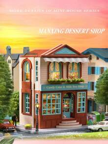 DIY Miniature Doll House Kit Magic Mini House 3D Puzzle Toy Wooden Craft Diorama Model Building Set Birthday Gift - Multicolor - View 7