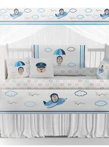 Baby & Kid's Bedding Sets - 藍白色 - 查看 1