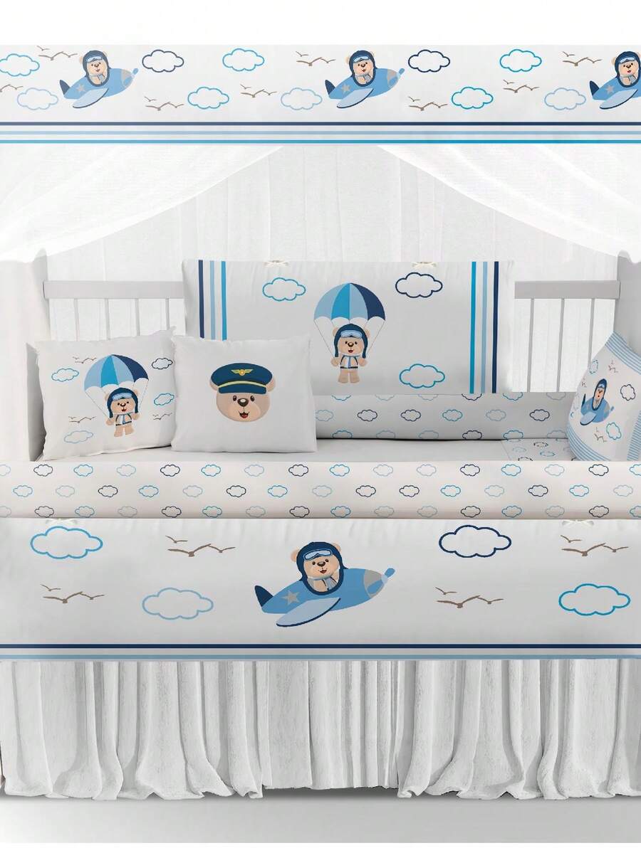 Baby & Kid's Bedding Sets - 藍白色 - 查看 1