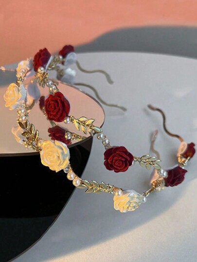 2 pièces Serre-tête décoré de fausses perles, style vintage français et estival haut de gamme, accessoires de design unique, accessoires capillaires pour femmes, outils capillaires, accessoires de beauté, accessoires capillaires pour cheveux bouclés pour femmes, automne, voyage, outils capillaires, accessoires pour femmes, accessoires capillaires, automne, cheveux, accessoires capillaires, accessoires, accessoires capillaires pour femmes, voyage, accessoires capillaires, accessoires pour femmes, accessoire capillaire, accessoires capillaires pour femmes, outils capillaires, accessoires capillaires, articles divers, accessoires de beauté, cadeaux, voyage, cadeaux pour femmes, accessoires capillaires, articles de remplissage de bas de Noël