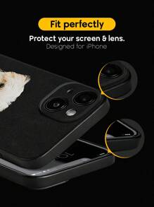 1pc Custom Face Phone Case, TPU Phone Case, Custom Pet Theme Phone Case, Pet Picture Phone Case, Shockproof Protection For Your Phone, Phone Series, Case For Phone Pro /Pro Max/X/ XR/XS/ XS Mini/Max, Unique Gift For Her/Him, Gift For Pet Lover