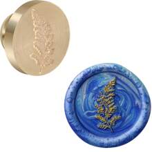 CYFUN DESIGN 1PC Feather/Wolf/Hummingbird/Moon/Fireworks/Swallow Wax Seal Brass Stamp Head NO Wooden Handle Vintage Brass Removable Seal Stamp For Wedding Party Invitations Envelopes Cards Gift Packing - Gold - View 18