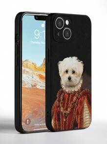 1pc Custom Face Phone Case, TPU Phone Case, Custom Pet Theme Phone Case, Pet Picture Phone Case, Shockproof Protection For Your Phone, Phone Series, Case For Phone Pro /Pro Max/X/ XR/XS/ XS Mini/Max, Unique Gift For Her/Him, Gift For Pet Lover