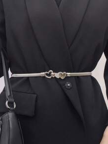 Women Belts - 銀色 - 查看 1