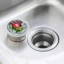 100/200pcs, Disposable Kitchen Sink Strainer Mesh Bag Collecting Food Waste Leftover