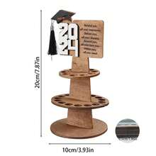 1Pc,Graduation Money Gift Holder, 2024 New Graduation Gift Money Holder Congratulation Card Holder Money Cake For Graduation Party Graduation Gift Cake Layered Wallet Ornament - Multicolor - View 5
