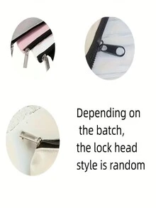 1 Miếng Sáng tạo dễ thương Cô gái Hoạt hình Hình ảnh Túi trang điểm Dây kéo Cái túi , Phòng vệ sinh Túi bảo quản , Qủa tặng Đối với Bạn Cô gái Của mẹ Sinh nhật Và Tốt nghiệp Dung lượng lớn Của phụ nữ Túi mỹ phẩm - phong cách 3 - Xem 4