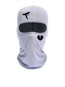 户外骑行防风防晒透气印花单孔骑行帽滑雪面罩情人节 - A - 查看 14