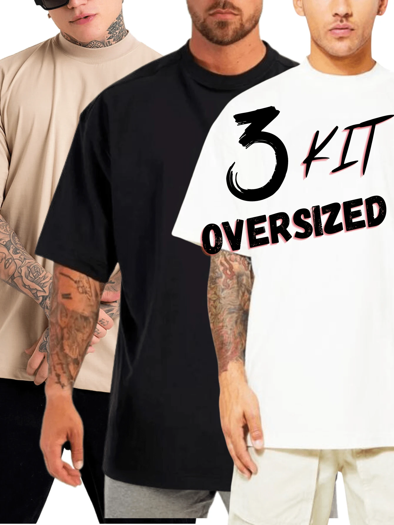 Men T-Shirts - Negro - Ver 1