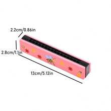 Children Harmonica, Wood Material Mouth Organ, Musical Instrument For Kindergarten And Primary School Students, School Supplies,Instrument,School,Music,Harmonica,Musical Instruments,Stocking Fillers Kids,Harmonica,Musical Instruments,Instrument