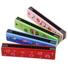 Children Harmonica, Wood Material Mouth Organ, Musical Instrument For Kindergarten And Primary School Students, School Supplies,Instrument,School,Music,Harmonica,Musical Instruments,Stocking Fillers Kids,Harmonica,Musical Instruments,Instrument
