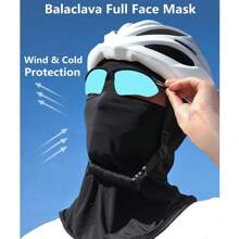 Masque facial Balaclava, cache-cou de refroidissement d'été, écharpe de ski Moto protectrice UV pour hommes / femmes