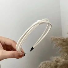 1/5 cái Xuân hạ thu đông chất liệu da PU Băng đô cài tóc Đối với phụ nữ Với Vượt qua Gầy Cạnh Gợi cảm Phụ kiện tóc Cái đó Làm Tóc Bằng phẳng Và Đồ trang sức - Nhiều màu - Xem 10