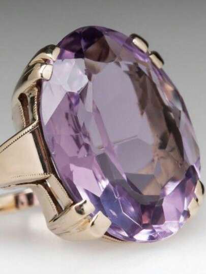 優雅的18k鍍金戒指,鑲有閃亮的立方氧化鋯,適用於訂婚、婚禮、派對和其他正式場合