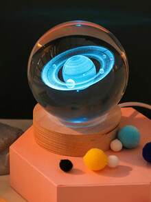 8cm Cloud Shaped + 7cm Round Wooden Rainbow Decor - Purple - View 4