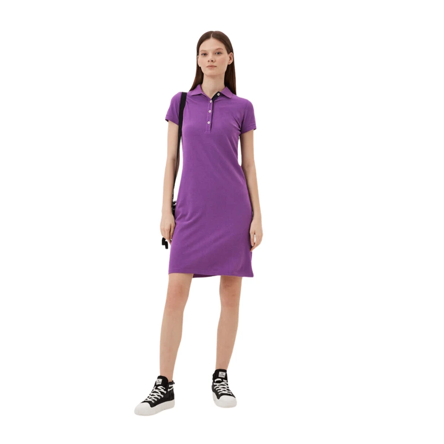 Women Dresses - 中紫紅色 - 查看 1