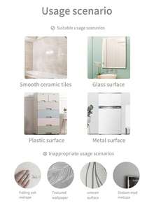 1入組靜電貼花玻璃門貼紙，爬行貓設計，創意貓形貼紙適用於廚房，陽臺，窗戶，書房，櫥櫃 - 黑色 - 查看 6