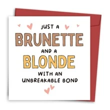 1 Pc Best Friend Birthday Card, Funny Birthday Card For Friends, Bestie Birthday Card, Hilarious Friend Card, Personalised Birthday Card With Envelope, Christmas - Multicolor - View 1