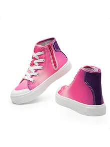 Kids Little Boys Girls High Sneakers Canvas High Top Shoes Casual Walking Shoes