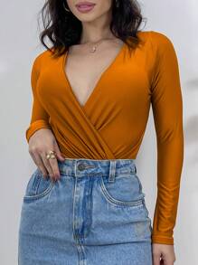 Women Bodysuits - Mustard Yellow - View 1