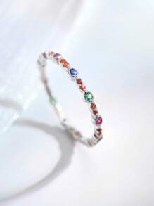 1 件 1 克拉闪亮椭圆形订婚戒指 结婚戒指 女士 925 纯银承诺戒指 永恒戒指 精美珠宝礼物