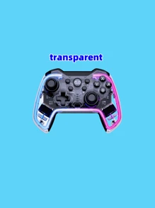 Wireless Gamepad With RGB Neon Lights Compatible With Switch OLED, Switch Lite, IOS, Android And PC With Wireless Functionality, 6-Axis Sensing Function And Game Control