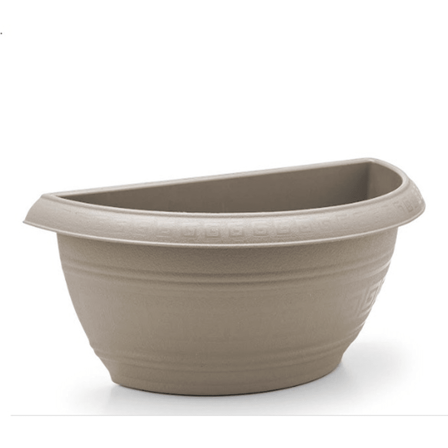 Kit 5 Vasos Meia Lua 5L Vasos de Parede Jardim Horta Vertical