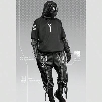 Pants Techwear con calceta Hakama Jogger