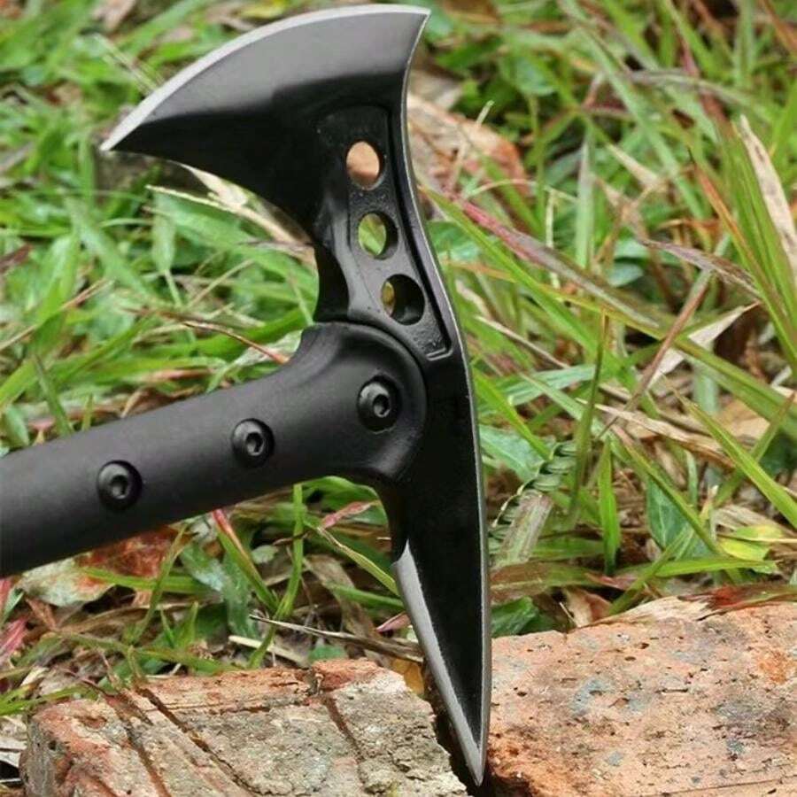 1pc High Manganese Steel Outdoor MultiFunctional Survival Axe, Camping